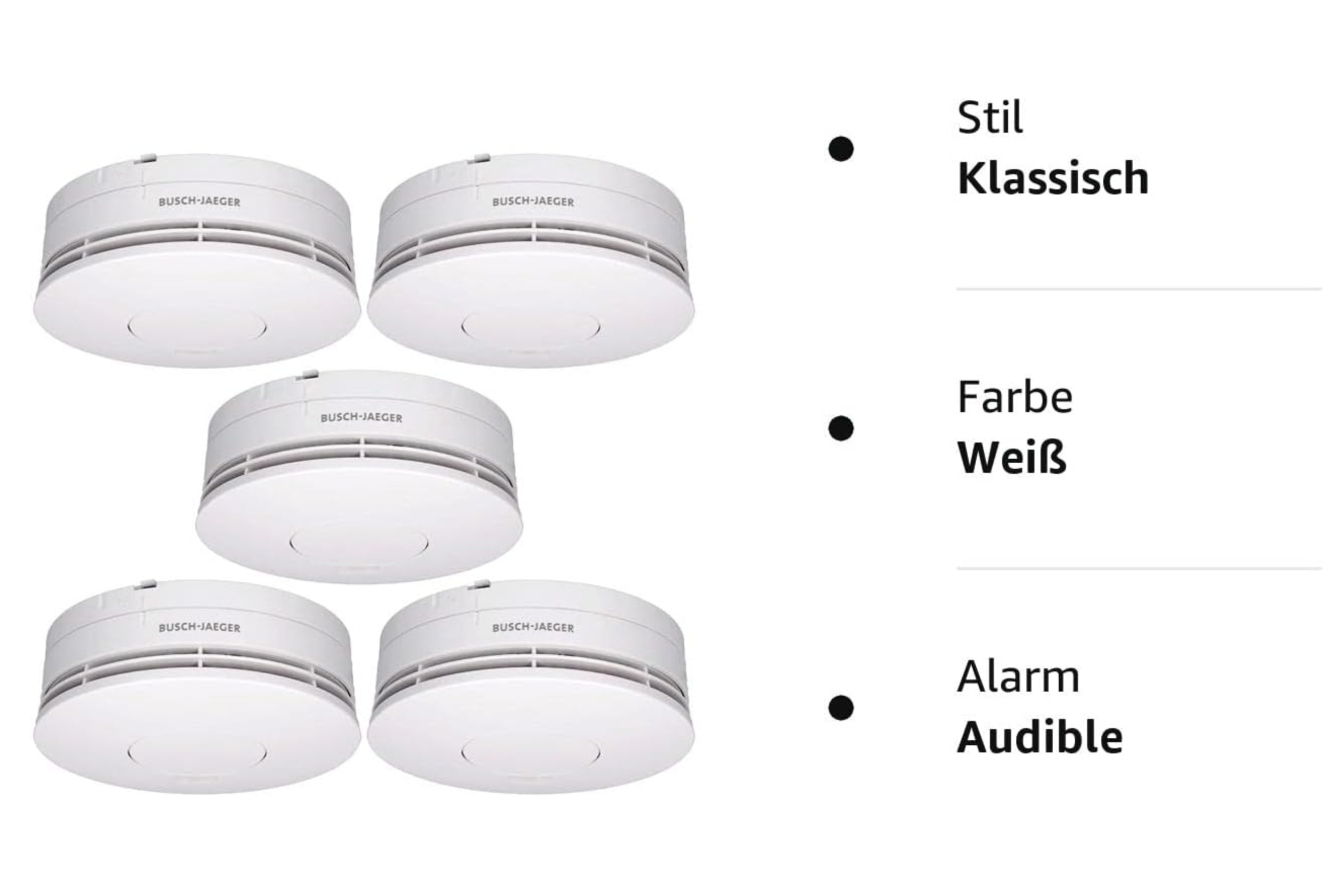 Busch-Rauchalarm 5er Set Mesch Shop Busch-Rauchalarm 5er Set Mesch Shop